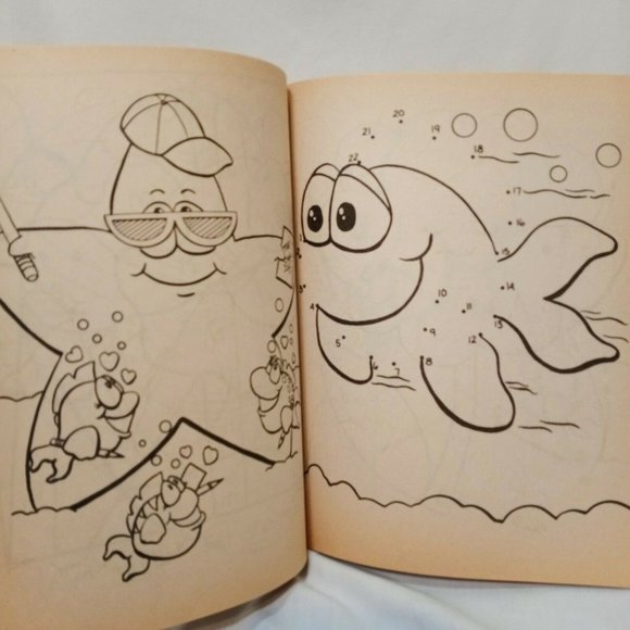 Jumbo Coloring Activity Book 1993 Justen Products - Picture 10 of 12